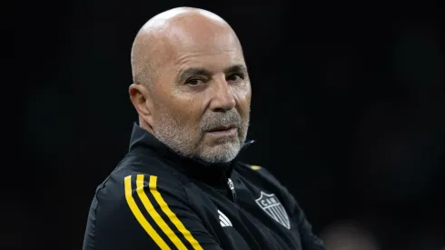 SP – SAO PAULO – 18/10/2025 – BRASILEIRO A 2025, CORINTHIANS X ATLETICO-MG – [Jorge Sampaolitecnico do Atletico-MG durante partida contra o Corinthians no estadio Arena Corinthians pelo campeonato Brasileiro A 2025. Foto: Joisel Amaral/AGIF