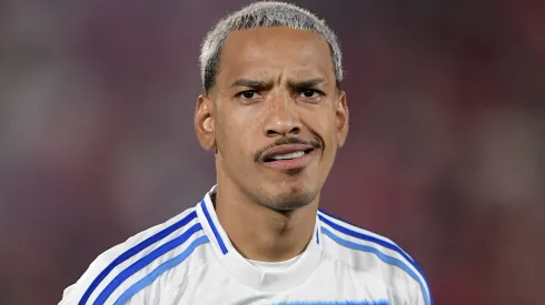 Matheus foi bastante acionado em duelo diante do Palmeiras no Allianz Parque