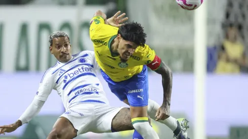 Gustavo Gómez, zagueiro do Palmeiras em partida pelo campeonato brasileiro (Foto: Alexandre Schneider/Getty Images)