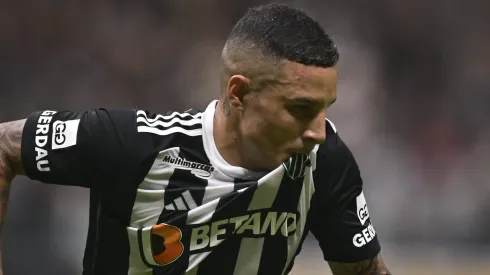 Guilherme Arana, lateral-direito do Atlético Mineiro em partida pelo Campeonato Brasileiro (Foto: Pedro Vilela/Getty Images)