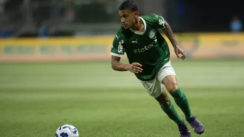 SP – SAO PAULO – 26/08/2025 – BRASILEIRO 2025 – SUB20 – FINAL, PALMEIRAS X BRAGANTINO – Riquelme Fllipi jogador do Palmeiras durante partida contra o Bragantino no estadio Arena Allianz Parque pelo campeonato Brasileiro A 2025. Foto: Anderson Romao/AGIF