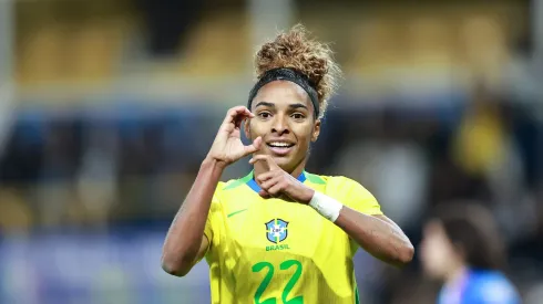 Luany marcou o gol da vitória do Brasil sobre a Itália – Foto: Lívia Villas Boas / CBF