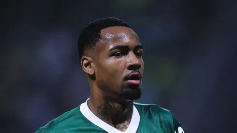 Allan durante partida do Verdão no Allianz Parque, em São Paulo.