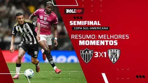 Atlético-MG 3 x 1 Independiente del Valle. Foto: Pedro Vilela/Getty Images