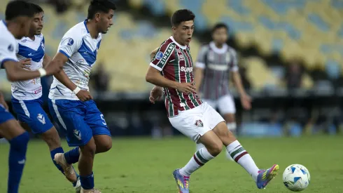 RJ – RIO DE JANEIRO – 10/04/2025 – COPA SUL-AMERICANA 2025, FLUMINENSE X SAN JOSE – Lezcano jogador do Fluminense durante partida contra o San Jose no estadio Maracana pelo campeonato Copa Sul-americana 2025. Foto: Jorge Rodrigues/AGIF