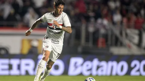 SP – SAO PAULO – 14/09/2025 – BRASILEIRO A 2025, SAO PAULO X BOTAFOGO – Rigoni jogador do Sao Paulo durante partida contra o Botafogo no estadio Morumbi pelo campeonato Brasileiro A 2025. Foto: Alan Morici/AGIF