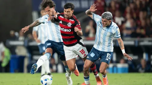 Arrascaeta durante a partida entre Flamengo x Racing – Foto: Jorge Rodrigues/AGIF