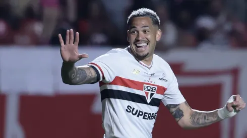 Luciano chegou aos 100 gols pelo São Paulo. Foto: Marcello Zambrana/AGIF