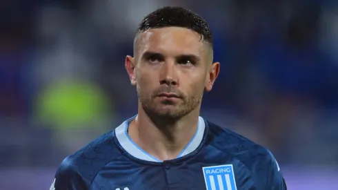 Adrían Martínez, atacante do Racing em partida pelo campeonato argentino (Foto: Marcelo Endelli/Getty Images)