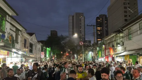 Torcida do Palmeiras fez a festa do lado de fora do Allianz Parque na véspera de Verdão x LDU