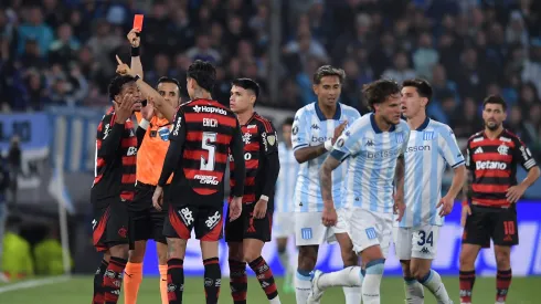 Flamengo se classificou contra o Racing e garantiu mais uma final de Libertadores
Foto: Marcelo Endelli/Getty Images
