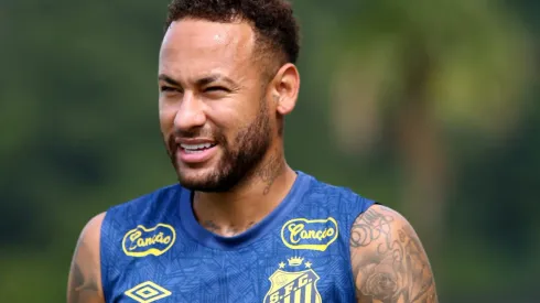 Neymar durante treinamento no CT Rei Pelé – Foto: Mauricio De Souza/AGIF