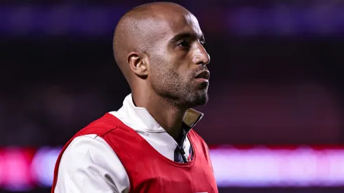 Lucas Moura falou sobre a expectativa para Vasco x São Paulo – Foto: Fabio Giannelli/AGIF
