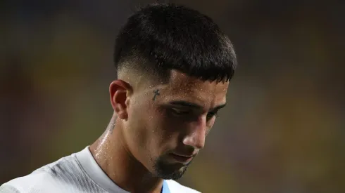 Cristian Olivera, atacante do Grêmio atuando pela seleção uruguaia (Foto: Jared C. Tilton/Getty Images)