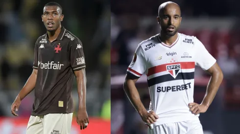 Rayan e Lucas Moura são os principais destaques de Vasco e São Paulo – Fotos: Thiago Ribeiro/AGIF e Marcello Zambrana/AGIF