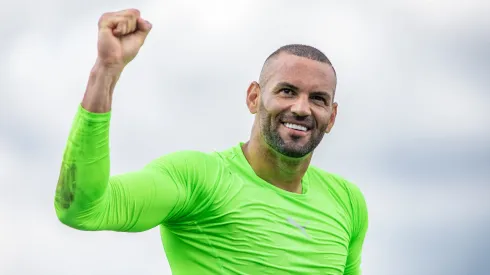Weverton, goleiro do Palmeiras. Foto: Abner Dourado/AGIF