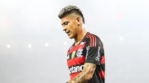 Carrascal durante jogo pelo Mengão. Foto: Gilvan de Souza/Flamengo