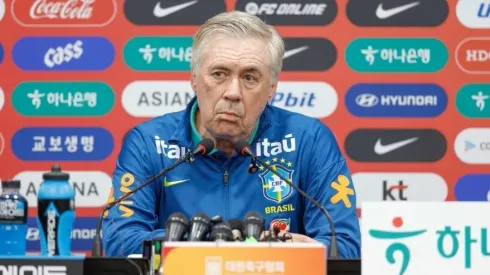 Carlo Ancelotti, técnico da Seleção Brasileira. Foto: @rafaelribeirorio / CBF