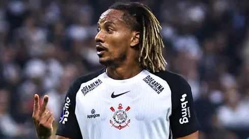 SP – SAO PAULO – 06/05/2025 – COPA SUL-AMERICANA 2025, CORINTHIANS X AMERICA DE CALI – Andre Carrillo jogador do Corinthians durante partida contra o America de Cali no estadio Arena Corinthians pelo campeonato Copa Sul-americana 2025. Foto: Fabio Giannelli/AGIF
