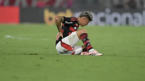 RJ – RIO DE JANEIRO – 01/11/2025 – BRASILEIRO A 2025, FLAMENGO X SPORT – Carrascal jogador do Flamengo durante partida contra o Sport no estadio Maracana pelo campeonato Brasileiro A 2025. Foto: Thiago Ribeiro/AGIF