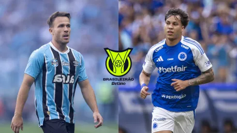 Arthur do Grêmio e Kaio Jorge do Cruzeiro – Fotos: Liamara Polli/AGIF e Fernando Moreno/AGIF