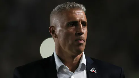 Hernán Crespo, técnico del São Paulo en un partido del campeonato brasileño (Foto: Lucas Figueiredo/Getty Images)
