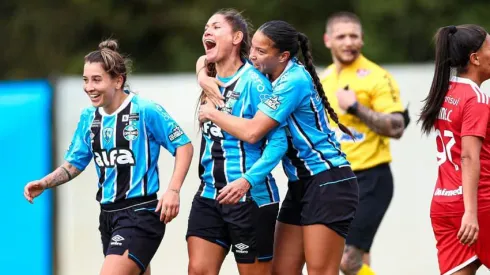 Gremistas comemoram classificação. Foto: Angelo Pieretti/Grêmio