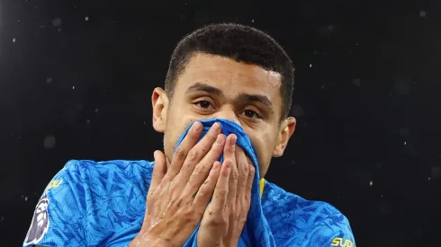 André durante jogo do Wolverhampton pela Premier League.