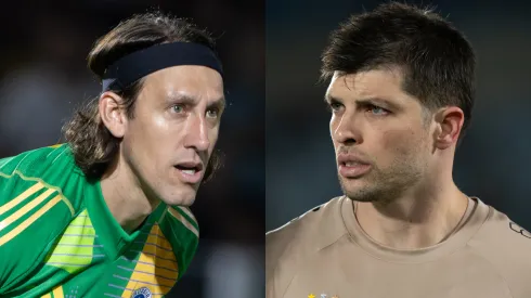 Cássio do Cruzeiro e Tiago Volpi do Grêmio – Fotos: Joisel Amaral/AGIF e Jorge Rodrigues/AGIF