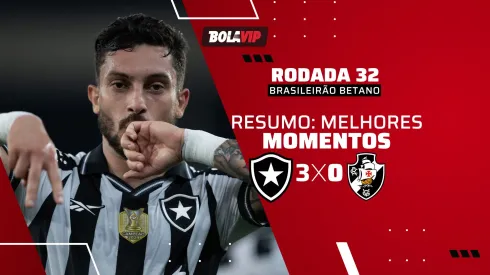Botafogo vence o Vasco por 3 a 0 pelo Brasileirão Betano