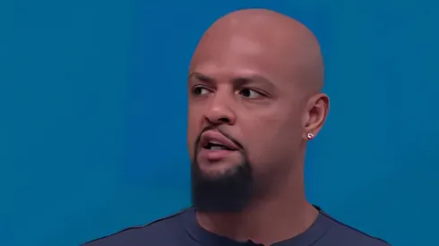 Felipe Melo analisa expulsão do atacante. Foto: Reprodução/GE TV.