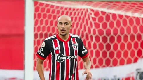 SP – BRAGANCA PAULISTA – 09/07/2023 – BRASILEIRO A 2023, BRAGANTINO X SAO PAULO – Matheus Belem jogador do Sao Paulo durante partida contra o Bragantino no estadio Nabi Abi Chedid pelo campeonato Brasileiro A 2023. Foto: Marcello Zambrana/AGIF