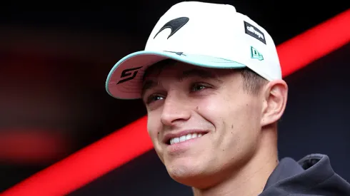 SAO PAULO, BRAZIL – NOVEMBER 06: Lando Norris of Great Britain and McLaren looks on in the Paddock during previews ahead of the F1 Grand Prix of Brazil at Autodromo Jose Carlos Pace on November 06, 2025 in Sao Paulo, Brazil. (Photo by Lars Baron/Getty Images)