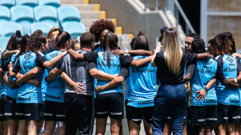 Equipe do Grêmio. Foto: Maxi Franzoi/AGIF
