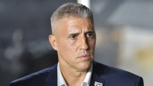 Crespo é o técnico do São Paulo. Foto: Thiago Ribeiro/AGIF