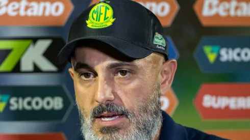Rafael Guanaes, técnico do Mirassol, projetou o duelo contra o Palmeiras. Foto: Joisel Amaral/AGIF