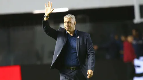 Hernan Crespo técnico do São Paulo durante partida contra o Bragantino – Foto: Mauricio De Souza/AGIF