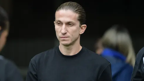 RJ – RIO DE JANEIRO – 19/10/2025 – BRASILEIRO A 2025, FLAMENGO X PALMEIRAS – Filipe Luis tecnico do Flamengo durante partida contra o Palmeiras no estadio Maracana pelo campeonato Brasileiro A 2025. Foto: Thiago Ribeiro/AGIF