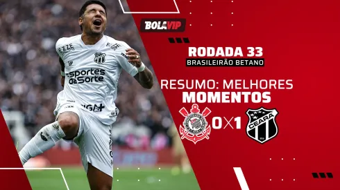 Ceará vence Corinthians pelo Brasileirão