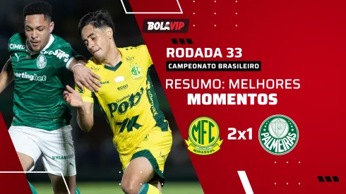 Mirassol vence o Palmeiras por 2 a 1. Foto: Joisel Amaral/AGIF