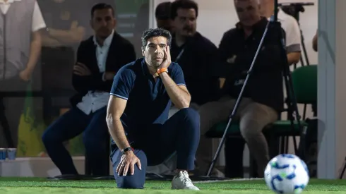 SP – MIRASSOL – 09/11/2025 – BRASILEIRO A 2025, MIRASSOL X PALMEIRAS – ABEL FERREIRA tecnico do Palmeiras durante partida contra o Mirassol no estadio Jose Maria de Campos Maia pelo campeonato Brasileiro A 2025. Foto: Joisel Amaral/AGIF