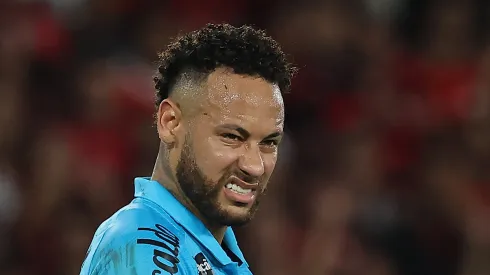 Neymar não conseguiu jogar bem contra o Flamengo