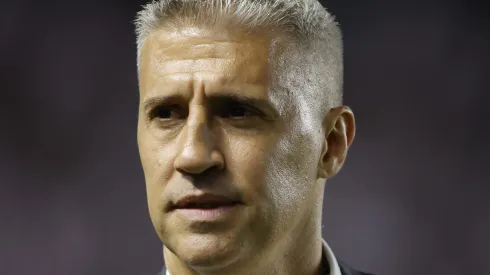 Crespo durante partida do SPFC contra o Flamengo