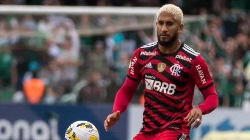 PR – Curitiba – 06/11/2022 – BRASILEIRO A 2022, CORITIBA X FLAMENGO – Pablo jogador do Flamengo durante partida contra o Coritiba no estadio Couto Pereira pelo campeonato Brasileiro A 2022. Foto: Robson Mafra/AGIF