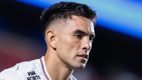 SP – SAO PAULO – 05/02/2025 – PAULISTA 2025, SAO PAULO X MIRASSOL – Enzo Diaz jogador do Sao Paulo durante partida contra o Mirassol no estadio Morumbi pelo campeonato Paulista 2025. Foto: Marcello Zambrana/AGIF