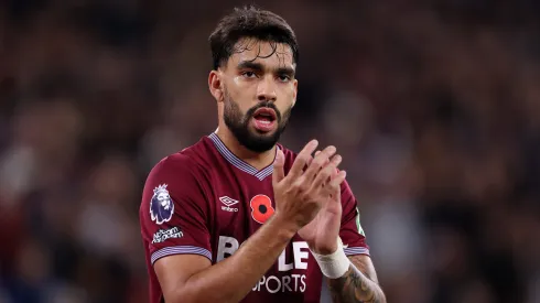 Ex-jogador do Flamengo, Lucas Paquetá em ação pelo West Ham – Foto: Justin Setterfield/Getty Images