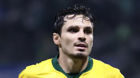 Veiga durante jogo no Allianz Parque.