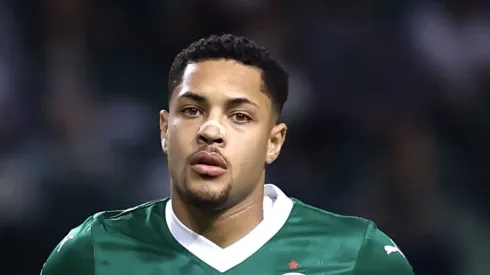 SP – SAO PAULO – 01/10/2025 – BRASILEIRO A 2025, PALMEIRAS X VASCO – Vitor Roque jogador do Palmeiras durante partida contra o Vasco no estadio Arena Allianz Parque pelo campeonato Brasileiro A 2025.