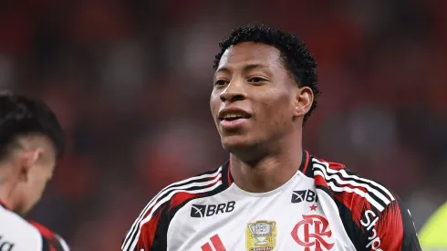 Plata durante partida pelo Fla.