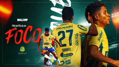 Gabriel vive um momento mágico em carreira no Mirassol. Foto: Joisel Amaral/AGIF – Buda Mendes / Equipe Getty – Pedro Zacchi/AGIF